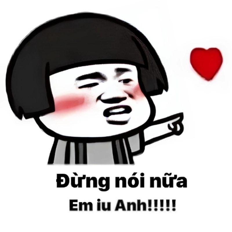 Tình cảm thêm thăng hoa với meme yêu nhau siêu dễ thương