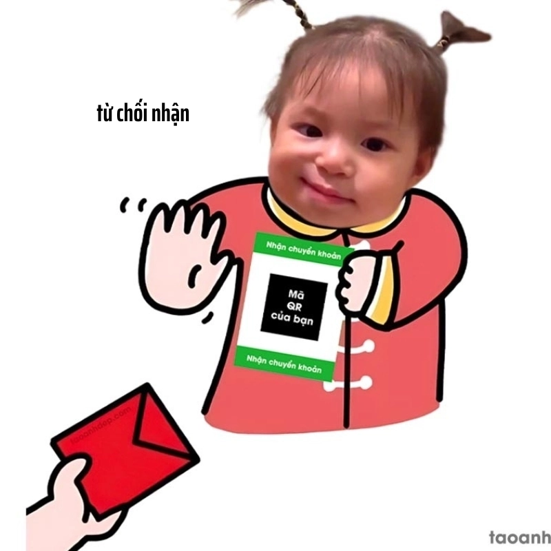 Hot trend TikTok không thể thiếu meme giơ tay từ chối