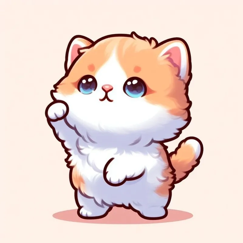 Chiêm ngưỡng bộ hình mèo chibi siêu đáng yêu