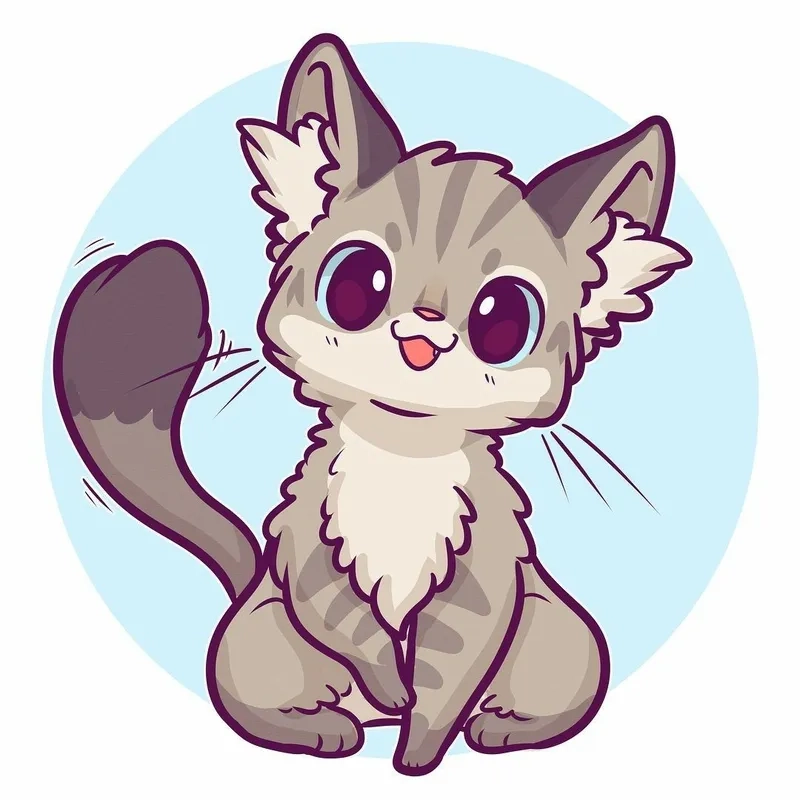 Ngất ngây trước vẻ đẹp ảnh con mèo chibi dễ thương