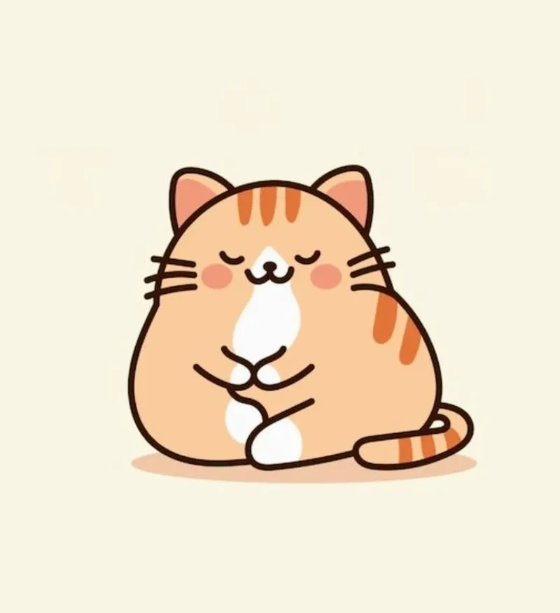 Ngắm nhìn bộ con mèo chibi cute siêu đáng yêu