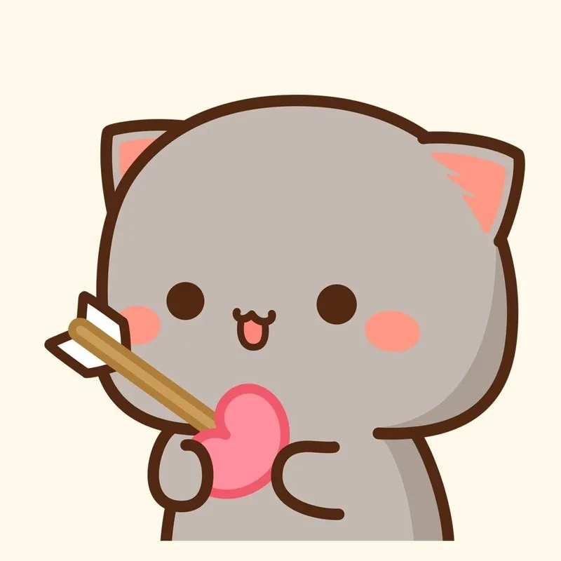 Trang trí màn hình với hình cute chibi mèo siêu hot