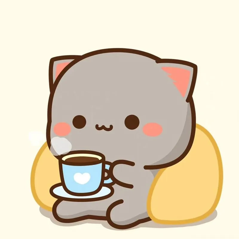 Ngắm nhìn hình ảnh mèo cute chibi cực xinh