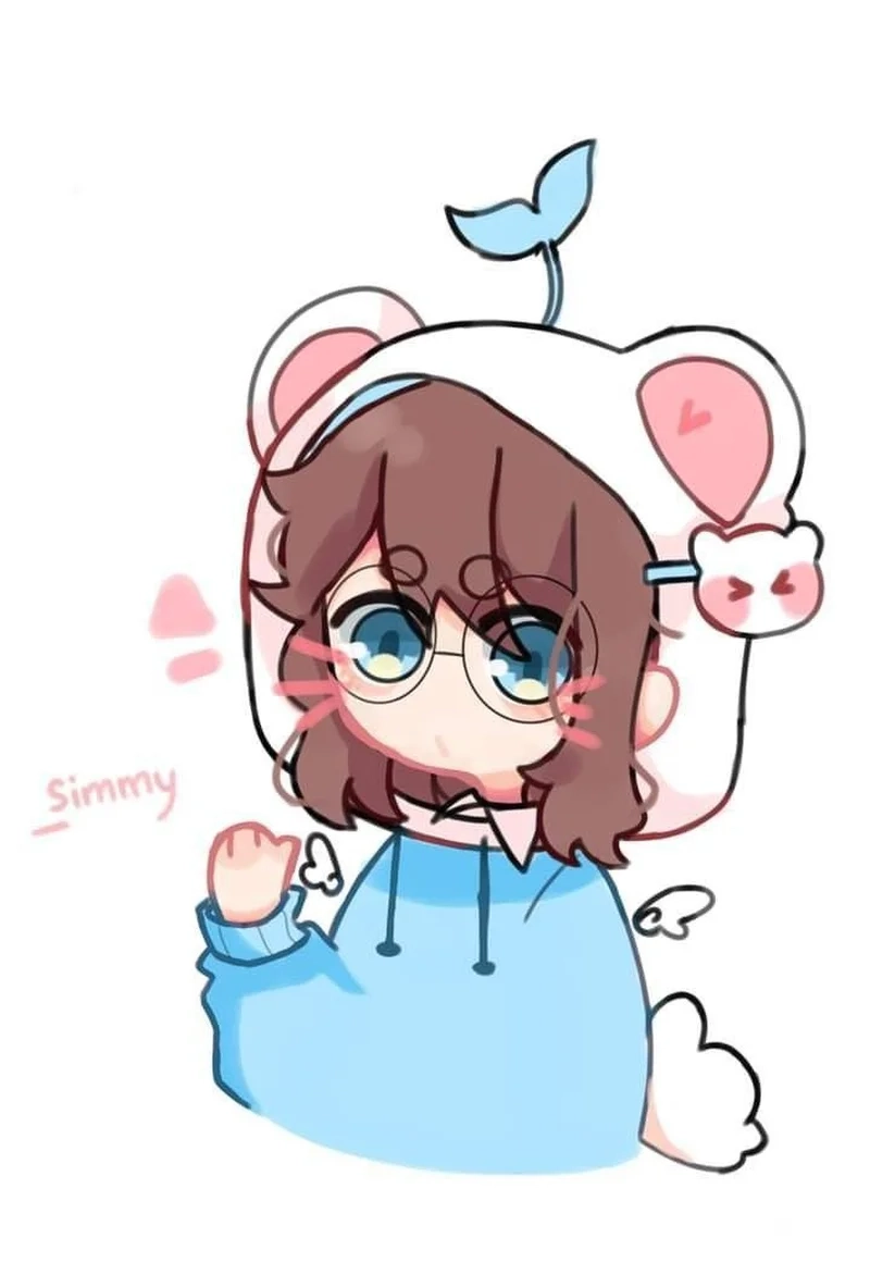 Sưu tập hình siêu cute hình mèo simmy chibi cho điện thoại