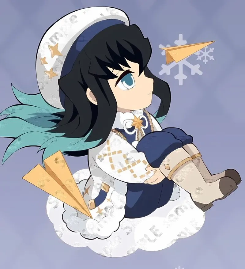 Khoảnh khắc đẹp mắt từ hình muichirou chibi
