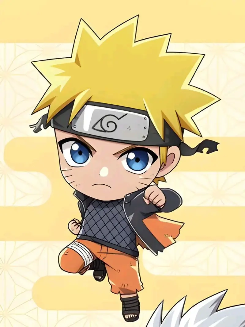 Thả tim với naruto chibi siêu dễ thương