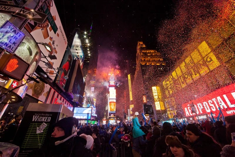 Tìm về New Year's Eve Times Square hấp dẫn