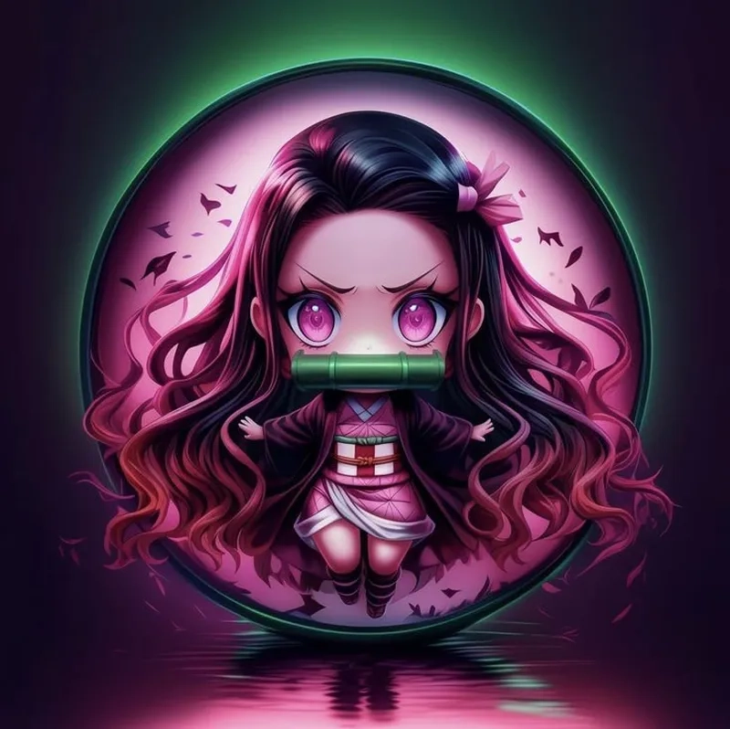 Thưởng thức hình ảnh dễ thương từ anime nezuko chibi cute