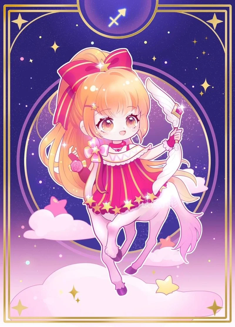 Ngắm ngay chibi cung nhân mã siêu dễ thương cho fan