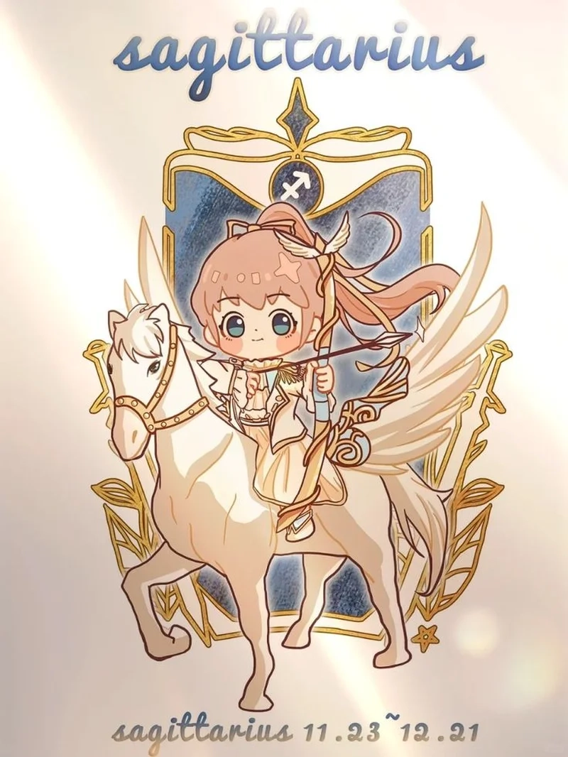 Thêm năng lượng cho ngày mới với nhân mã chibi cute
