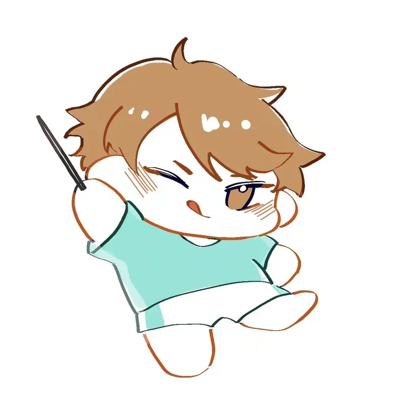 Gương mặt dễ thương làm tan chảy fan cute oikawa chibi