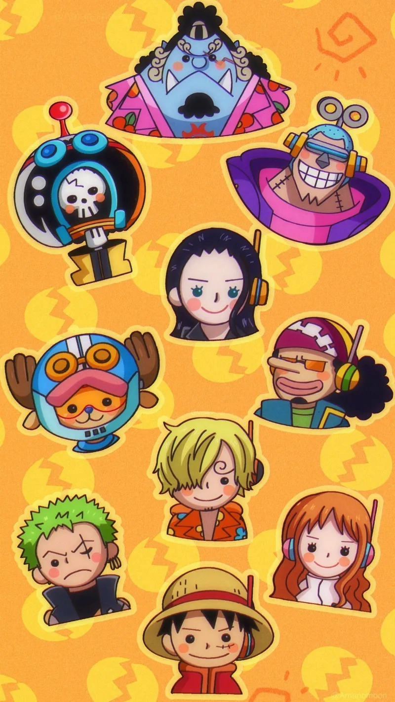 Đổi màn hình với hình nền one piece chibi cực đẹp
