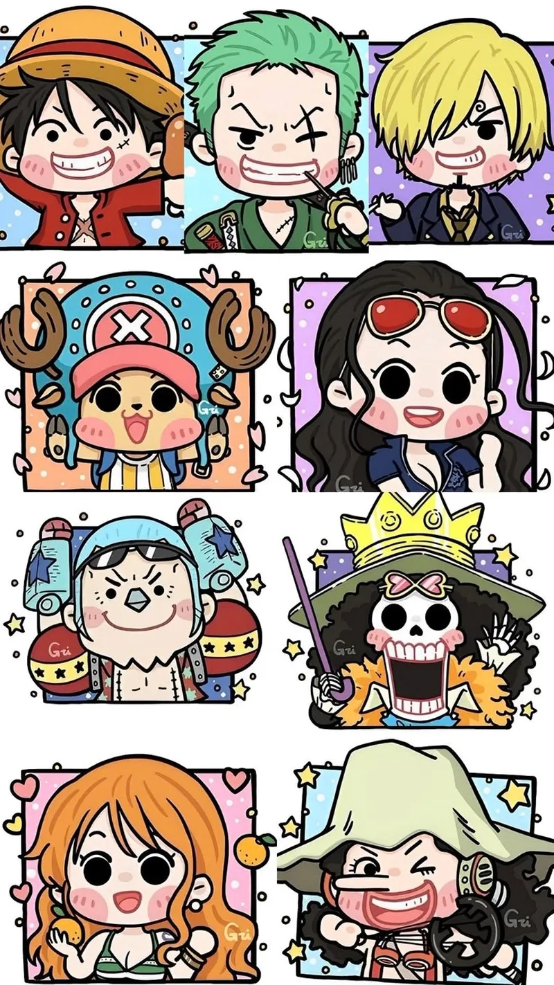 Chiêm ngưỡng trọn bộ ảnh chibi one piece mới nhất