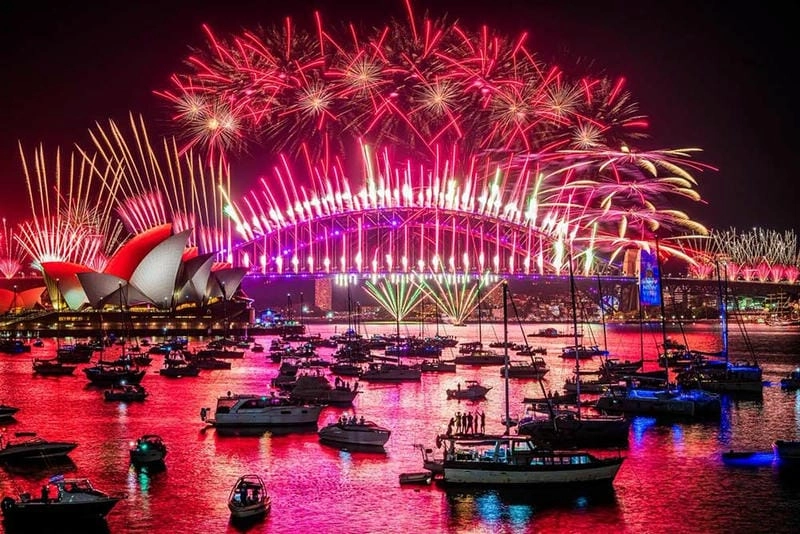 Săn những bức ảnh pháo hoa năm mới lung linh