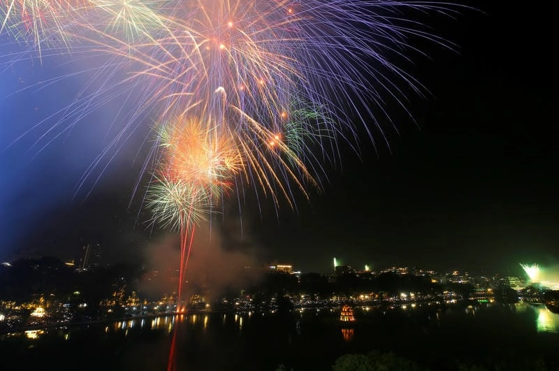 Gợi ý những bức pháo hoa năm mới ấn tượng