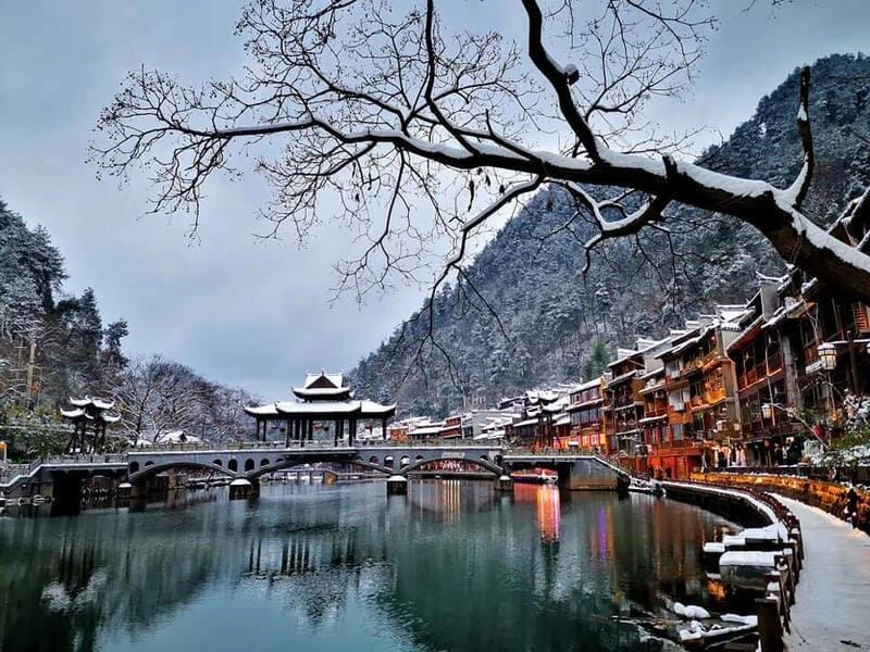 Săn những bức Phượng Hoàng Cổ Trấn huyền ảo