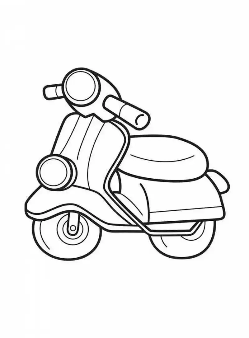 Thỏa sức sáng tạo với tranh tô màu chủ đề phương tiện giao thông