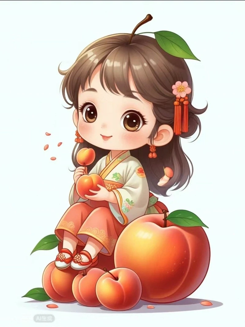 Tận hưởng mùa trái cây với hoa quả chibi ngộ nghĩnh