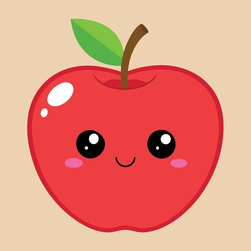 Bộ sưu tập ấn tượng từ hình ảnh quả táo cute