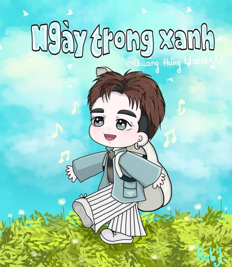 Thêm năng lượng với dễ thương quang hùng masterd chibi