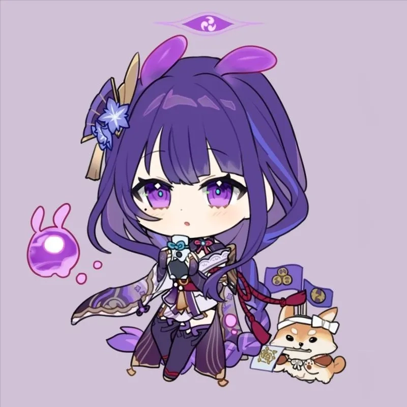 Tận hưởng vẻ đáng yêu của cute chibi raiden shogun
