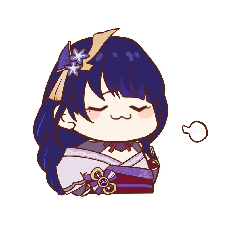 Khám phá bộ ảnh ảnh chibi raiden shogun siêu dễ thương