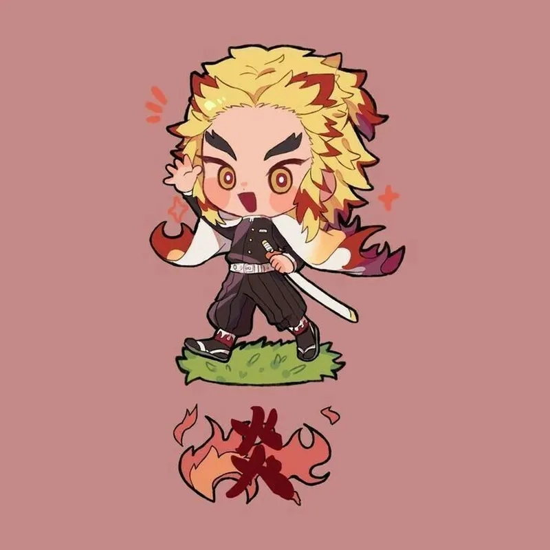 Ngắm nhìn bộ sưu tập rengoku chibi siêu dễ thương