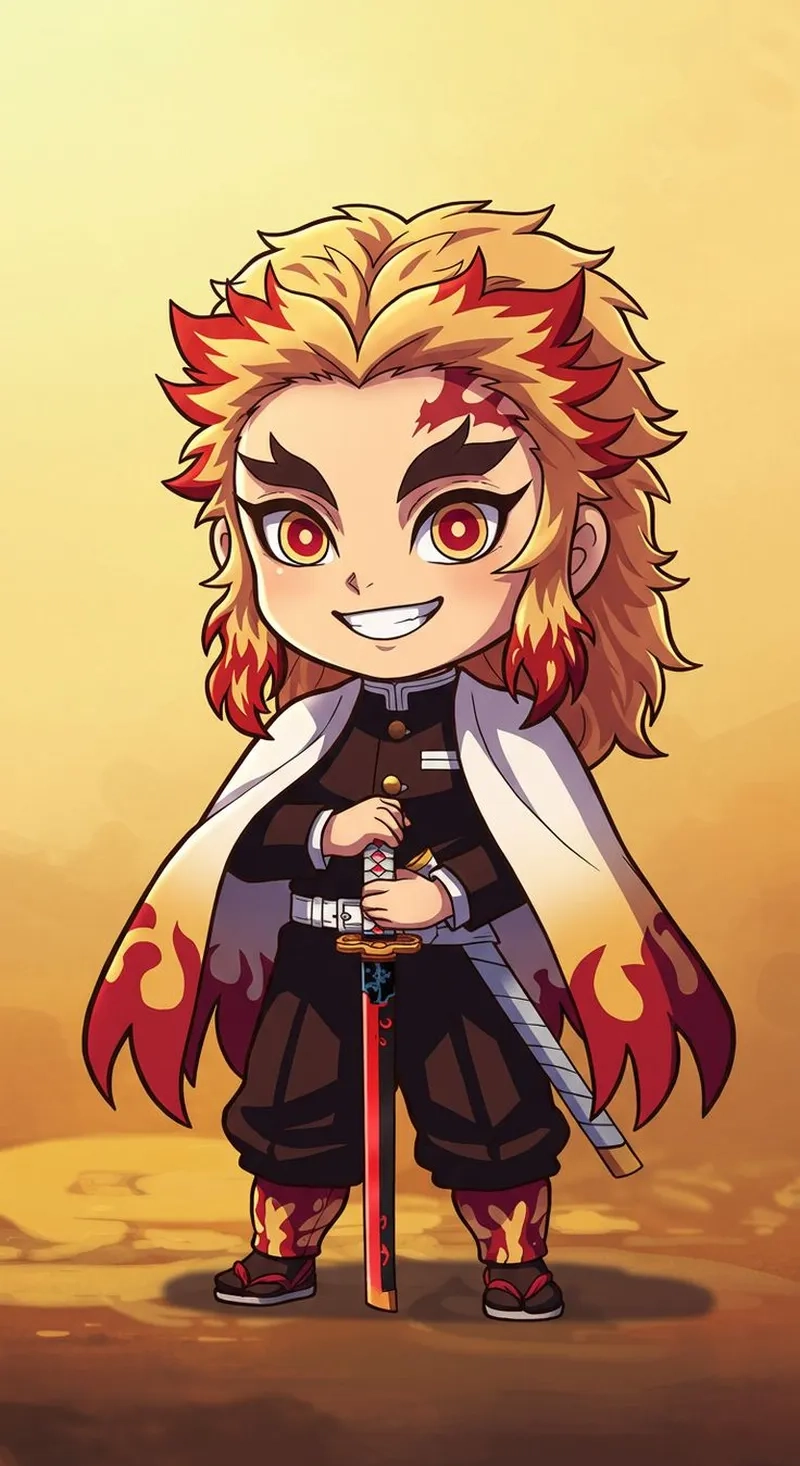 Hình ảnh rengoku cute độc đáo dành cho fan