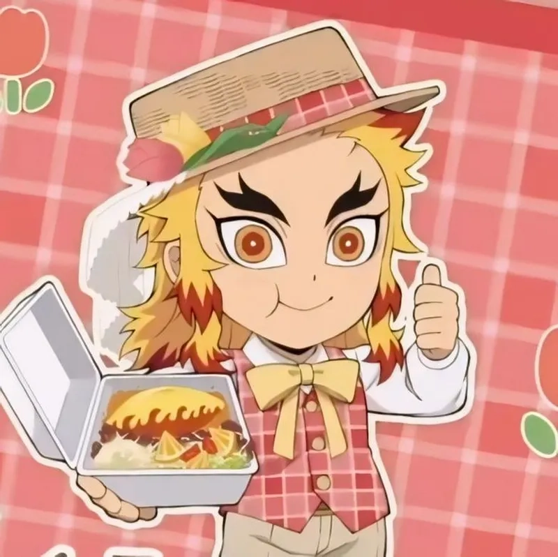 Ngắm nhìn demon slayer rengoku chibi cực chất