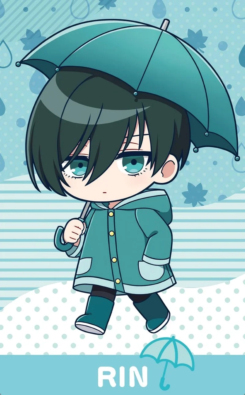 Vẻ ngoài cá tính itoshi rin chibi