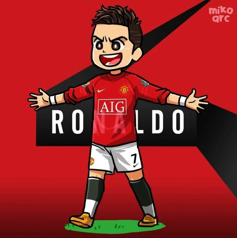 Thêm đáng yêu với ronaldo chibi cute phiên bản chibi