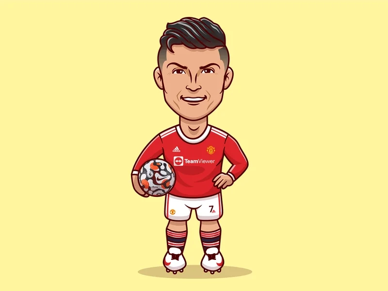 Ngắm ngay ảnh ronaldo chibi siêu dễ thương cho fan
