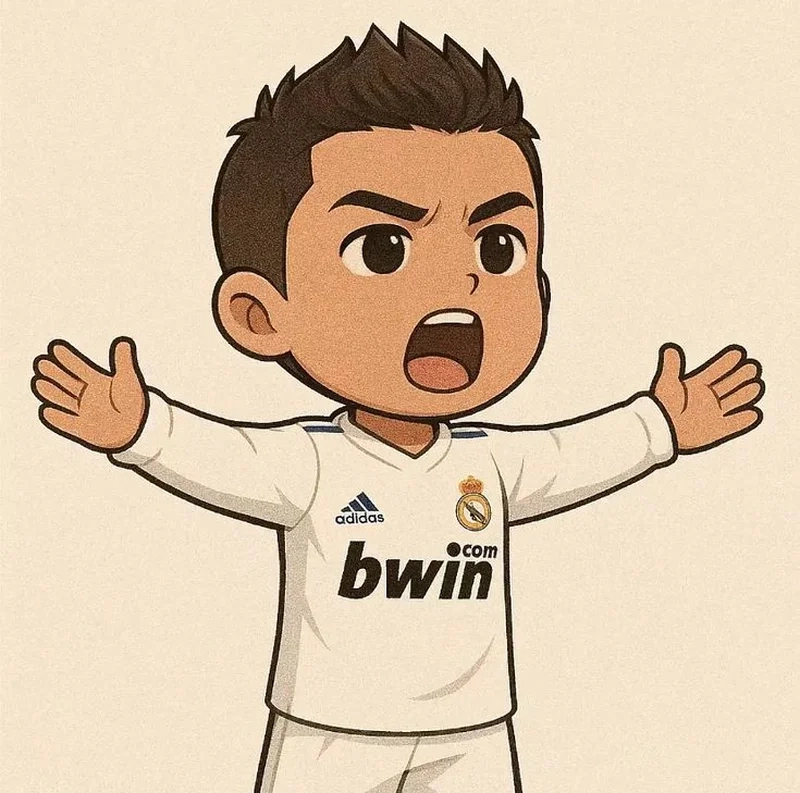 Biến avatar nổi bật với chibi ronaldo đáng yêu