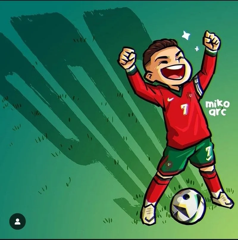Tải ngay hình ronaldo chibi để thêm vào bộ sưu tập