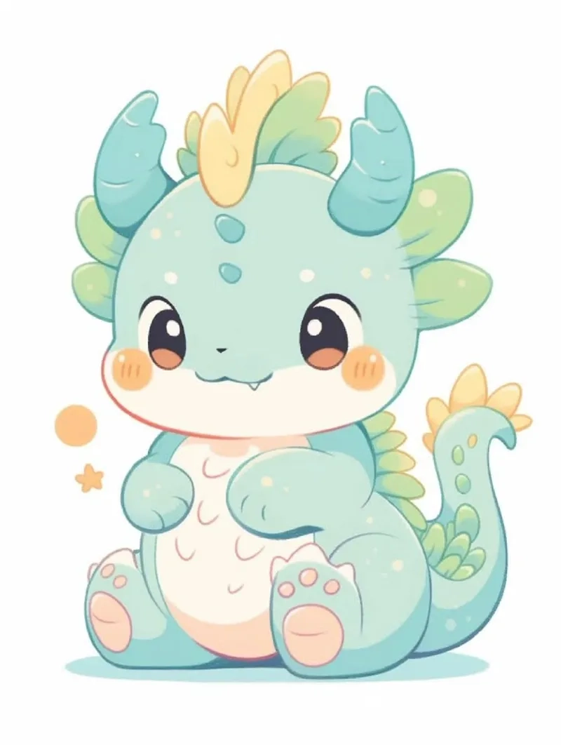 Lưu ngay kho hình rồng chibi đẹp lung linh