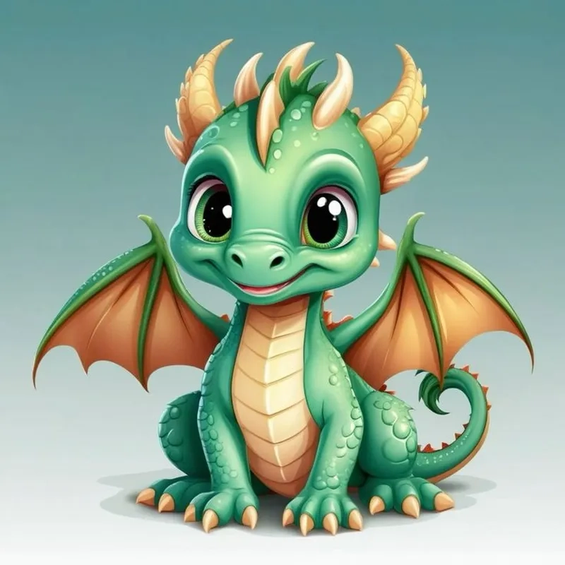 Thỏa sức sáng tạo với hình con rồng chibi