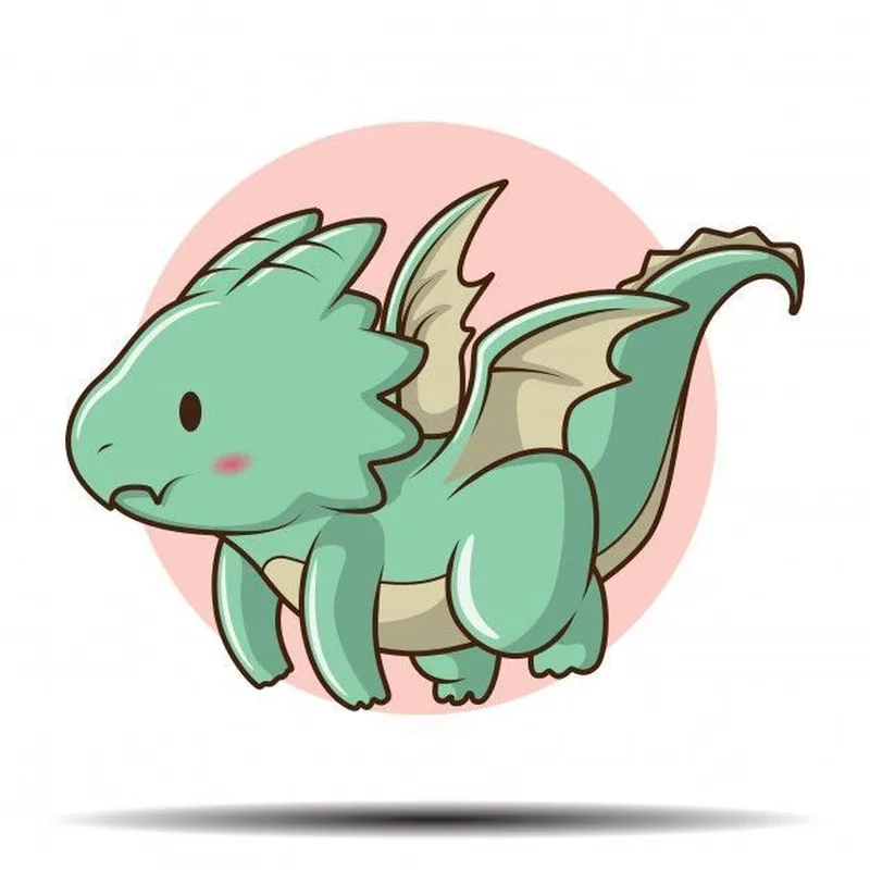 Sưu tầm ngay ảnh con rồng chibi cực đẹp