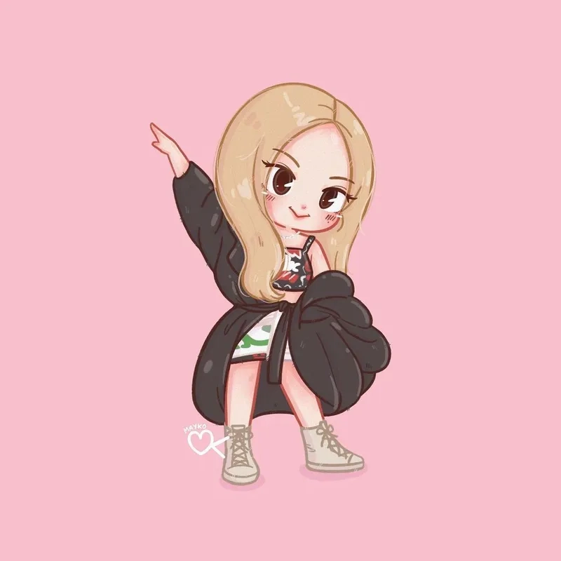 Thỏa sức sáng tạo với rosé chibi cute phiên bản mới