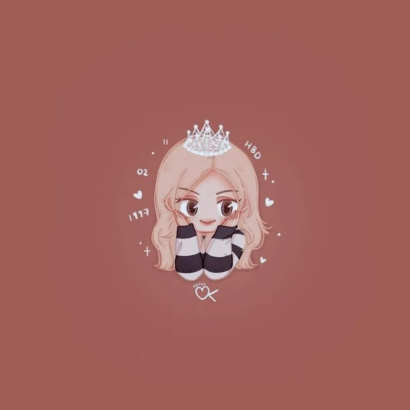 Ngắm thật kỹ rose black pink chibi và bật cười liền