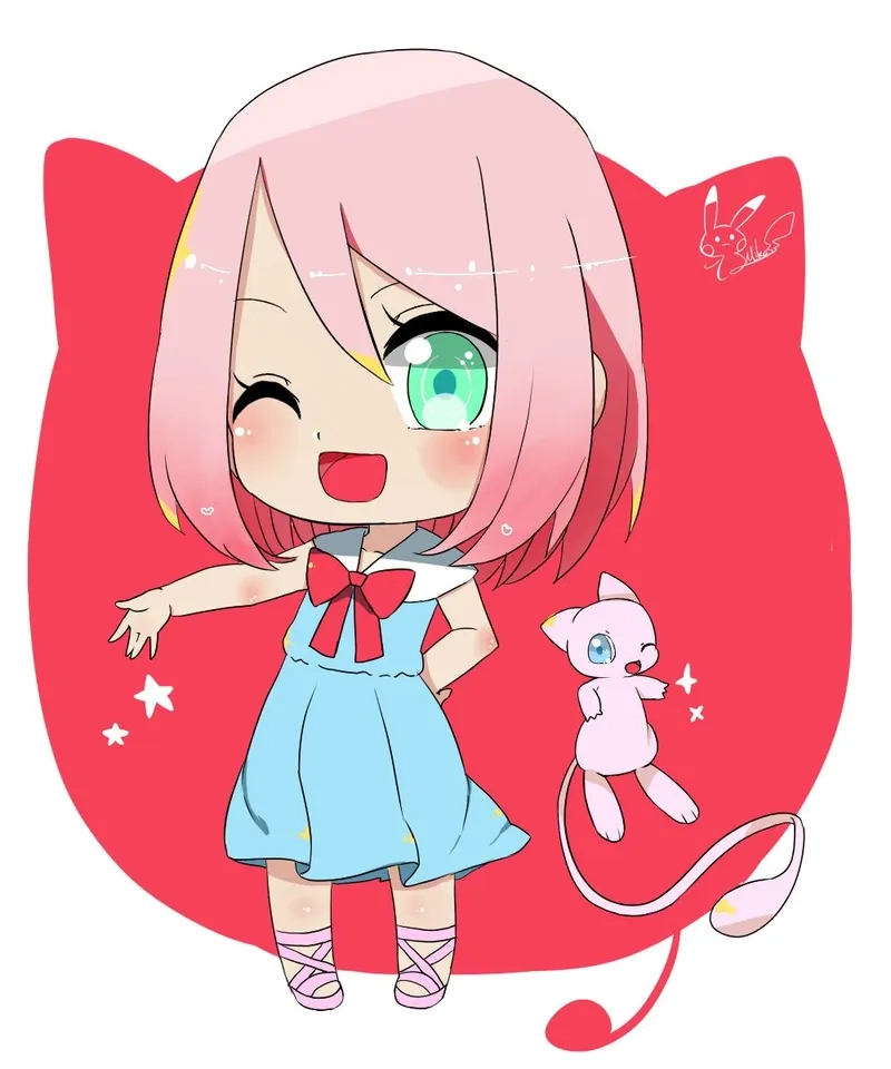 Tải ngay sakura chibi cute cho avatar và wallpaper