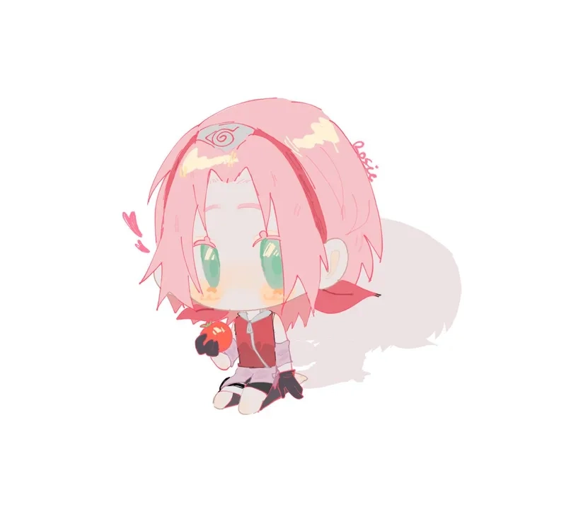 Sưu tầm cute sakura chibi khiến ai cũng yêu thích