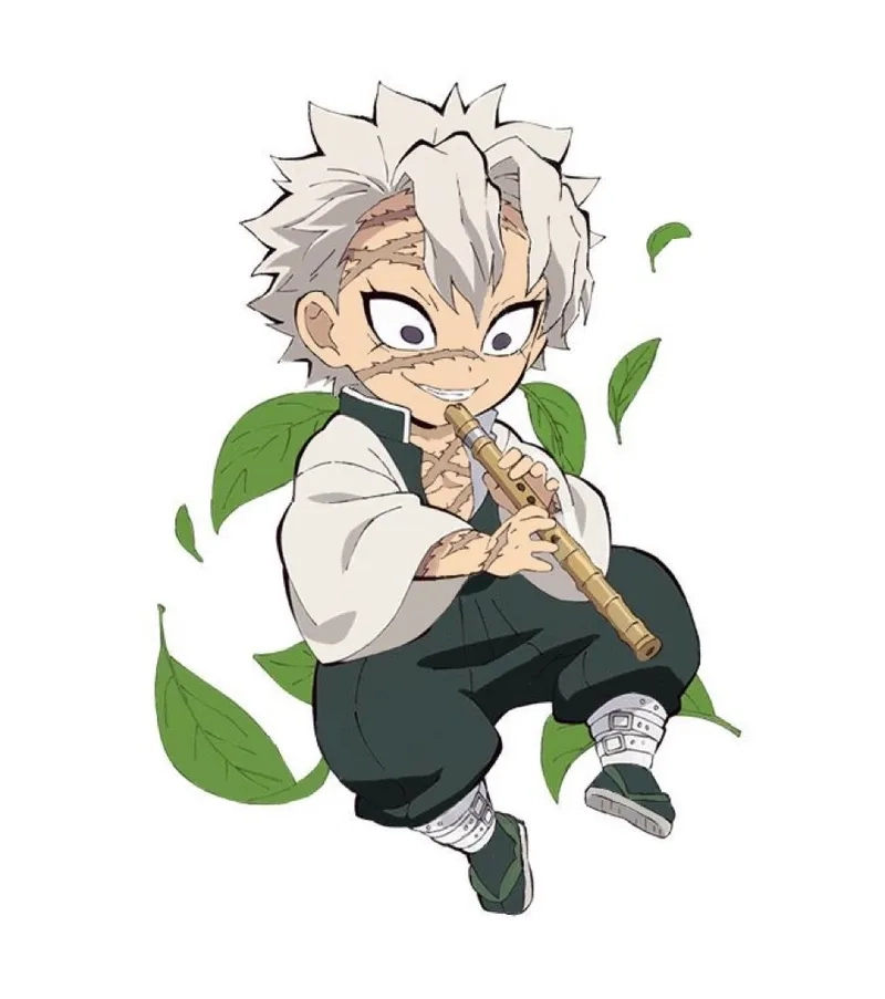 Vẻ ngoài đáng yêu hiếm thấy của demon slayer sanemi chibi