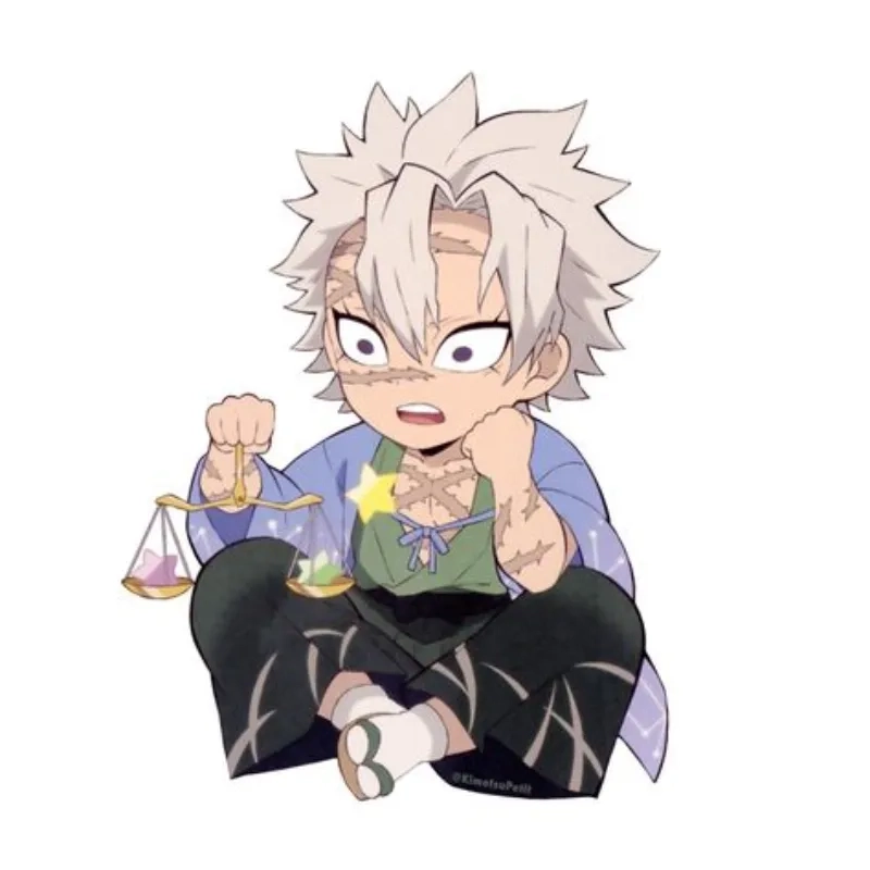 Thiết kế hình ảnh trong suốt với sanemi chibi png