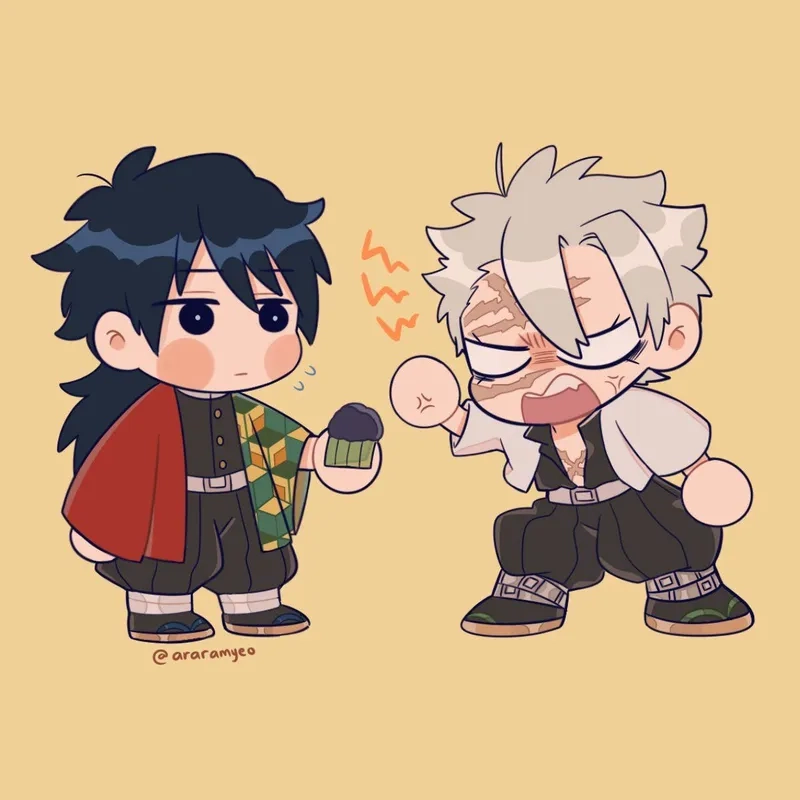 Đắm chìm trong thế giới anime sanemi chibi