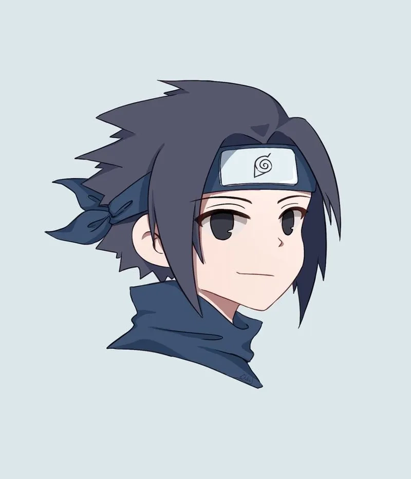 Hình ảnh rõ nét chất lượng cao sasuke chibi png