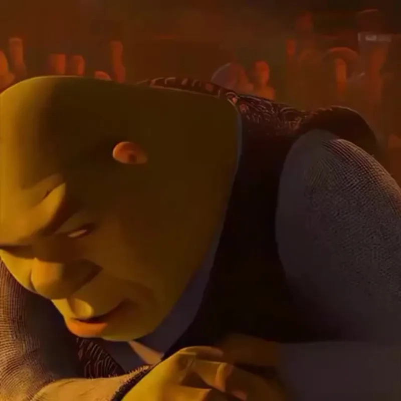 Pha cười tươi khó cưỡng từ shrek meme smile