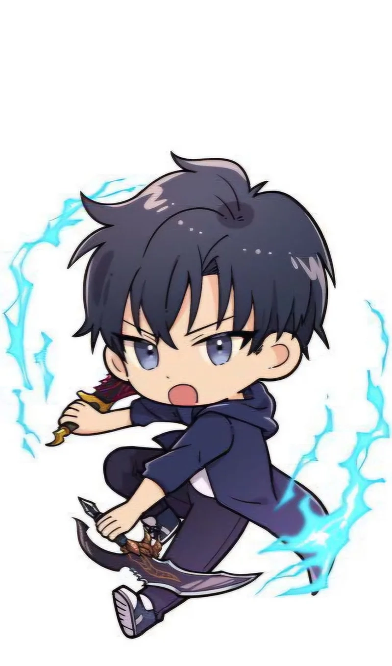 Bạn sẽ mê mẩn với cute solo leveling chibi