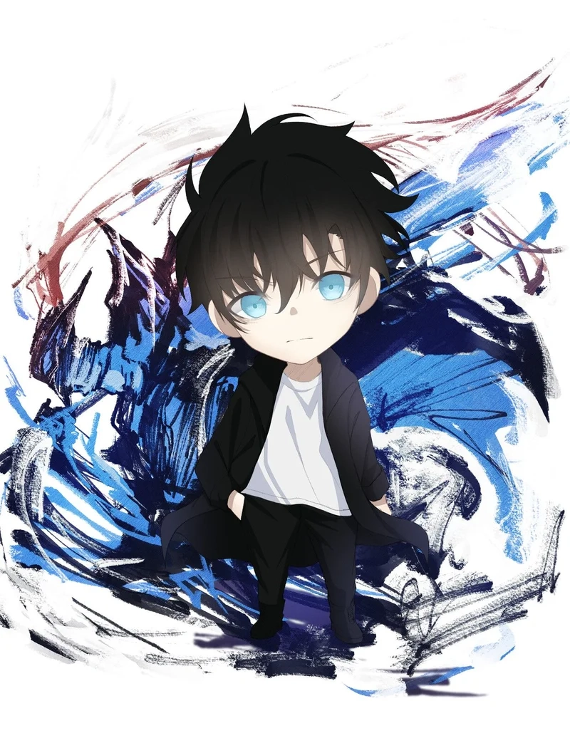 Thay đổi màn hình với solo leveling chibi wallpaper hd