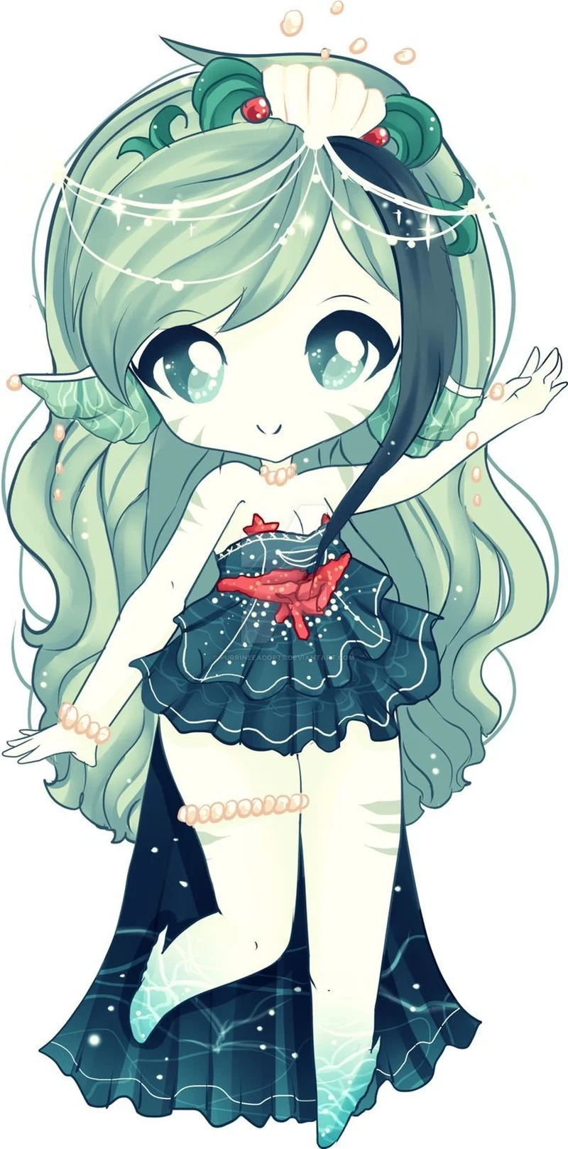 Khám phá cung song ngư chibi phiên bản mini dễ thương