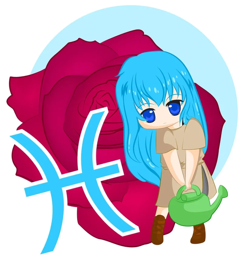 Tải về hình ảnh cung song ngư chibi phiên bản chibi đáng yêu